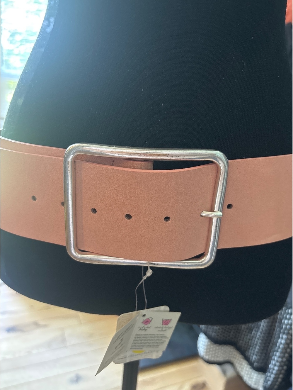 NWT Free People Belt in Peach Fizz, Size S-M